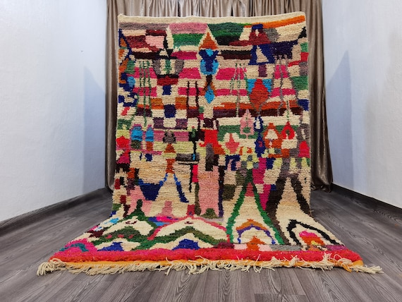 Custom Boujaad rug , Custom moroccan rug , traditional Moroccan ,  personalized rugs , New Design Handwoven rug , traditional Moroccan