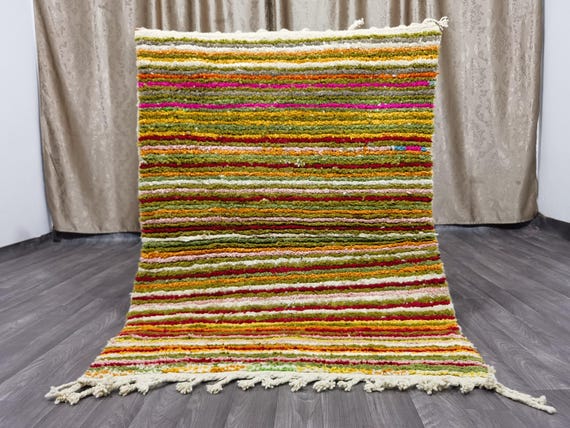 Amazing Moroccan Green Rug - Custom Bohemian Rugs - Wool Rug Green - Quality Handmade Morrocan Rug - Personalize Gifts For Home Decor