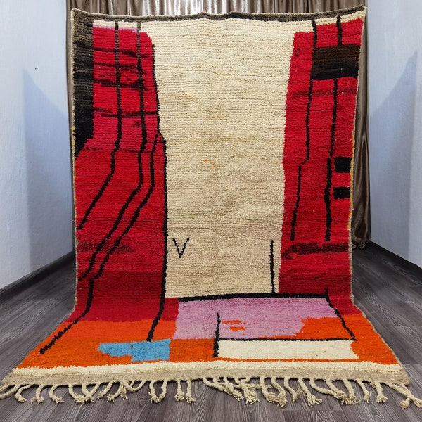 Custom Boujad Wool Rug – Handmade Moroccan Berber Rug