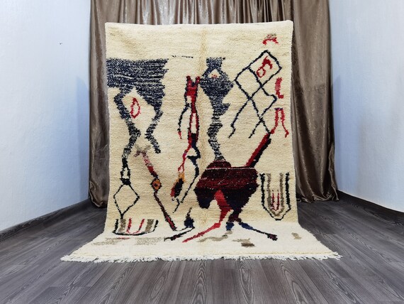 Custom Size runner rug - Custom Rugs For Living Room - Handmade Home Decor - Midcentury Modern Decor - Soft Area Rug - Genuine lamb wool