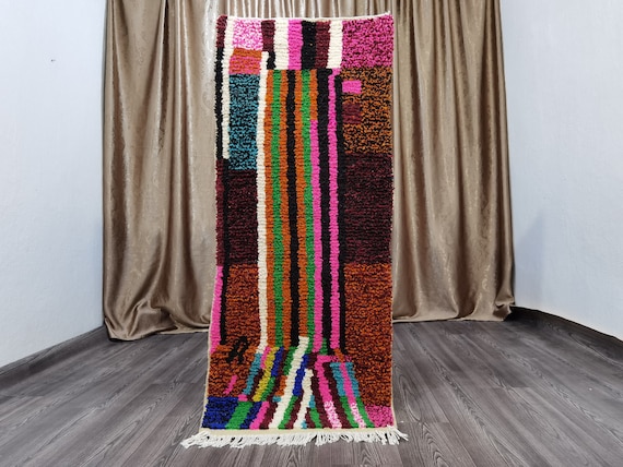 Moroccan Rug Runners , Bohemian Runner , Rug Runners For Kitchen, Hand Knotted Runner, Entryway Rugs, Luxury House, Berber Rug, Narrow Stair