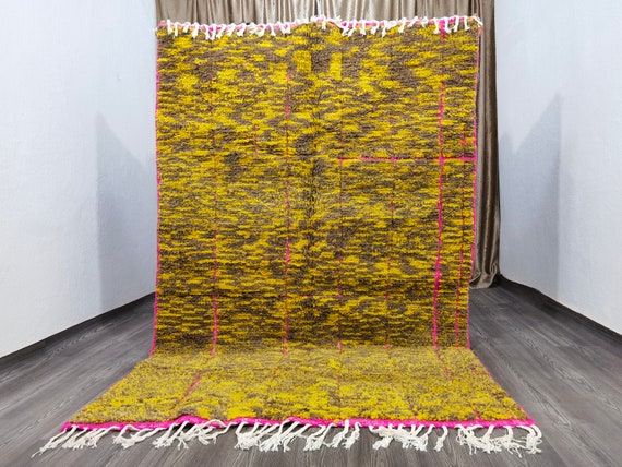 Moroccan wool rug,  Beni Ourain Rug, large rug handmade rug, Moroccan Diamond Rug, Living Room Rug, Custom Made Rug, Modern Wool Rug