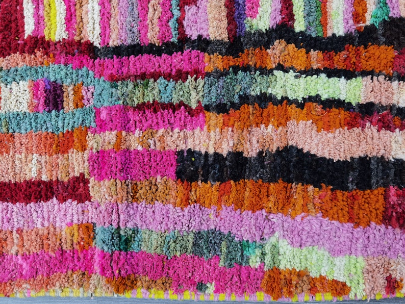 Custom Fabulous Boujad Rug Living Room Area Rug Hand Knotted Rug Authentic Moroccan Rug Berber Carpet Handmade Rug Wool Rug image 6