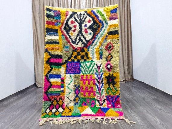 Custom Fabulous Boujad Rug,Area Rugs for Bedroom,Large colorful rug,berber Moroccan carpet, Artistic Moroccan Rug, Gift for Home Rug
