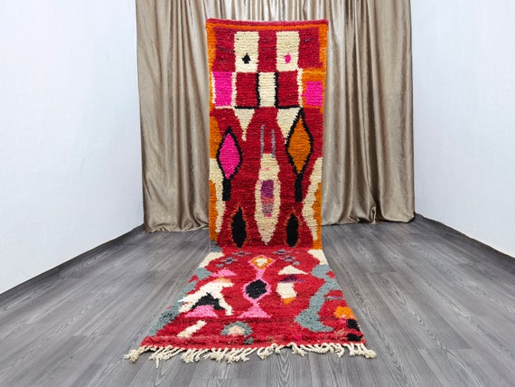 Moroccan Rug Runner, Berber Runner Carpet, Washable Runner Rug, Kitchen Rug Runner, Narrow Runner Rug, Runner for Hallway, Runner Gifts