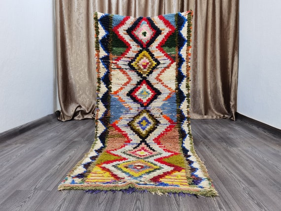 3x6 ft , Moroccan Rug , Home Decor , Bohemian Rug , Rugs For Living Room , Kitchen Rug , Berber Rug , Azilal Rug , Home Decor Rug , Handmade