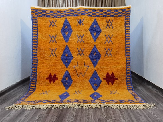 Custom Rug Size- Custom Rug Design- Handmade Custom Rugs- Colorful Rug Custom - Original Handmade Rugs 9x12 - Colorful Morrocan Rug Bohemian