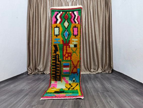 Berber Runner Rug - Authentic Berber Rug - Moroccan Runner Rug - Custom Runner Rug - Runner Rug Boho - Runner For Kitchen - Runner Entryway