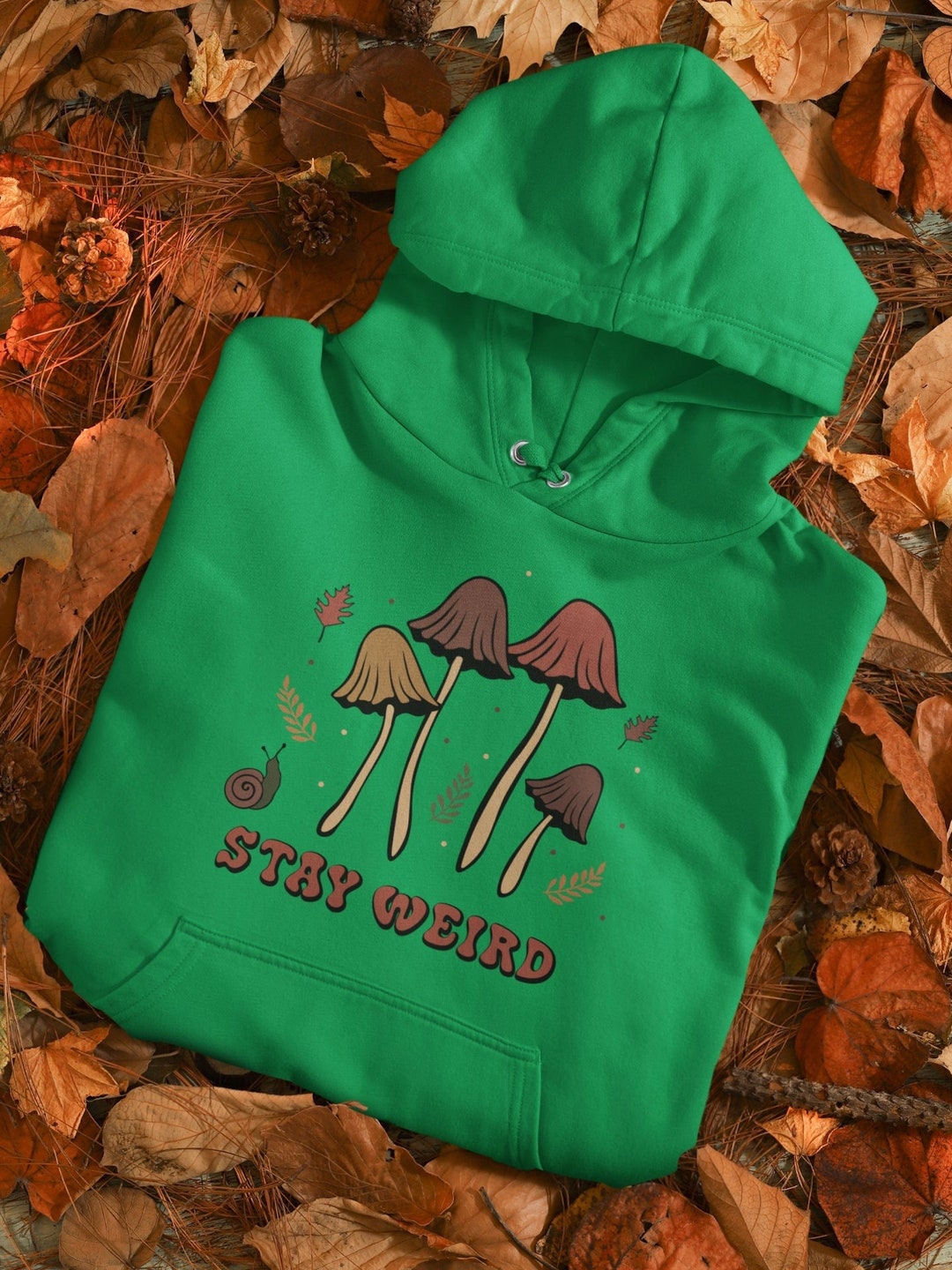 Stay Weird Hoodie Cottagecore Hoodie Botanical Aesthetic Etsy