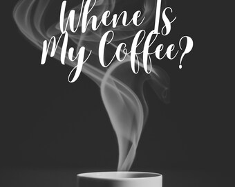 私のコーヒーはどこ？デジタルウォールアート