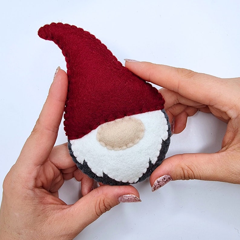 Felt GONK / Gnome PDF Sewing Pattern Easy Felt Christmas Tree Etsy UK