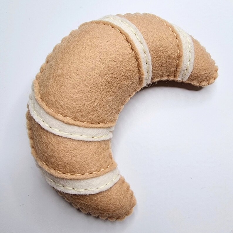 Felt French Croissant PDF Sewing Pattern Tutorial Perfect Etsy UK