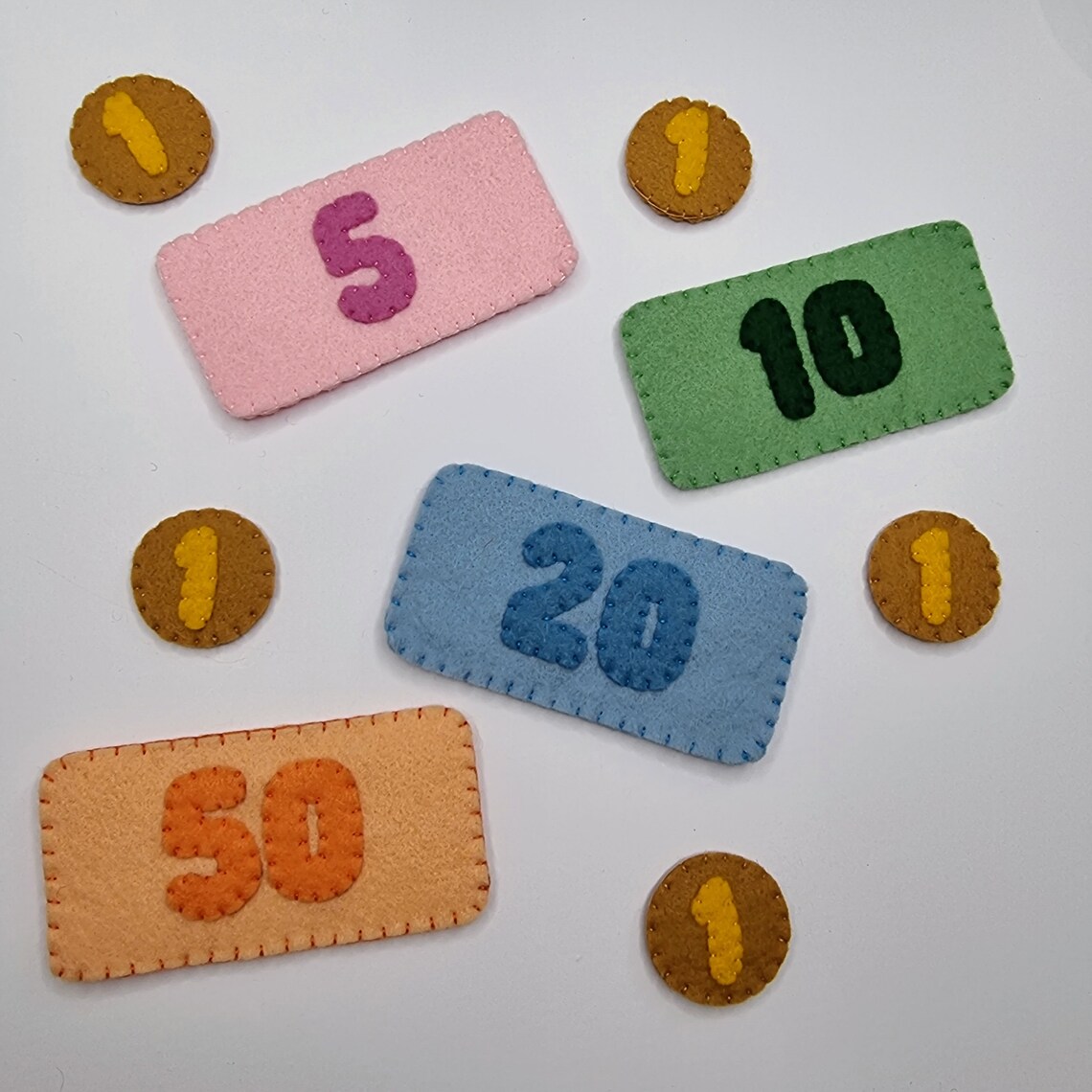 Felt Play Money PDF Sewing Pattern & Tutorial Etsy UK