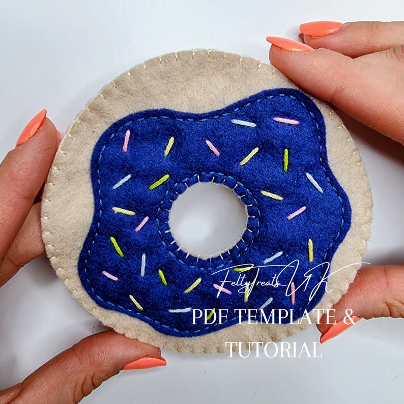 Felt Coaster PDF Pattern Tutorial Sewing Template Digital Etsy Australia