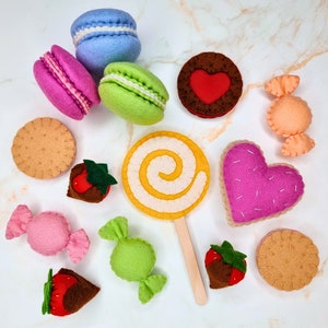 Felt Sweet Treat Sewing Pattern Bundle: Valentine&#39;s Day Treats (PDF)