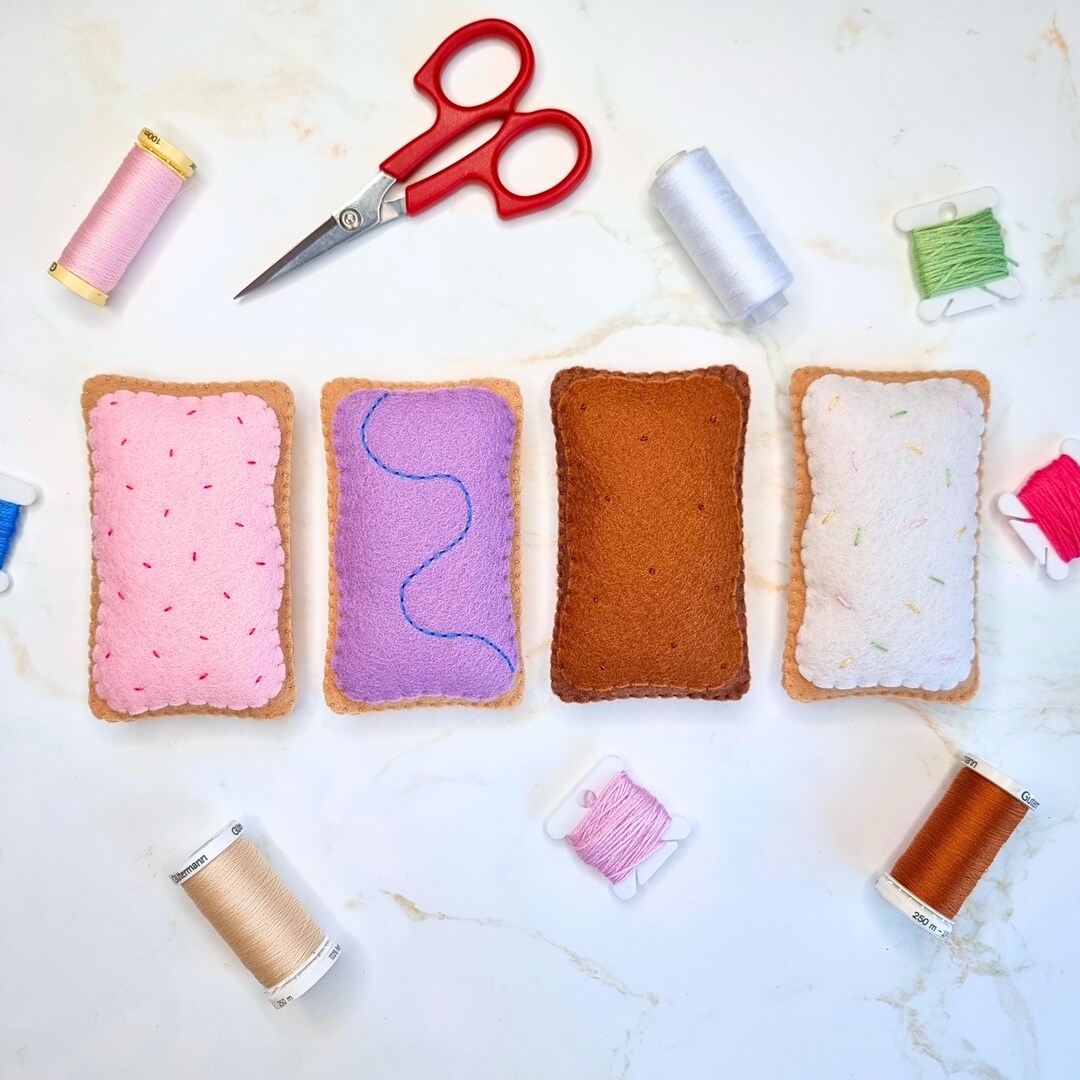 Felt Toaster Pastry Sewing Pattern: Pretend Play Food (PDF Pattern) - Etsy