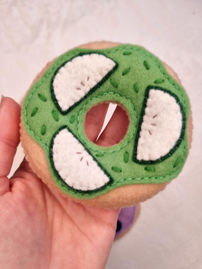 Felt Doughnuts Pretend Play Felt Food Set Felt Donuts Wool Etsy UK