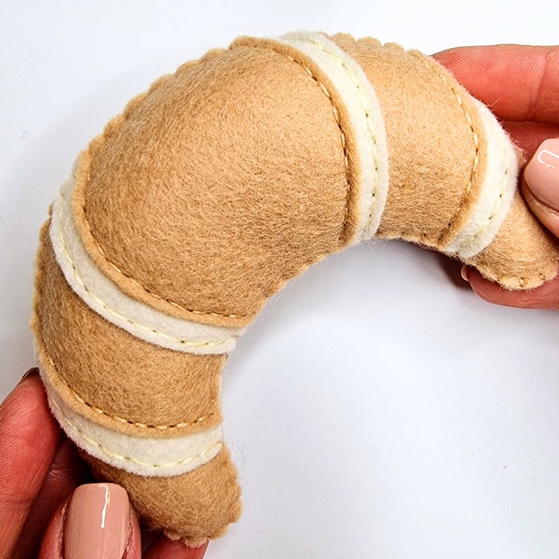 Felt French Croissant PDF Sewing Pattern Tutorial Perfect Etsy UK