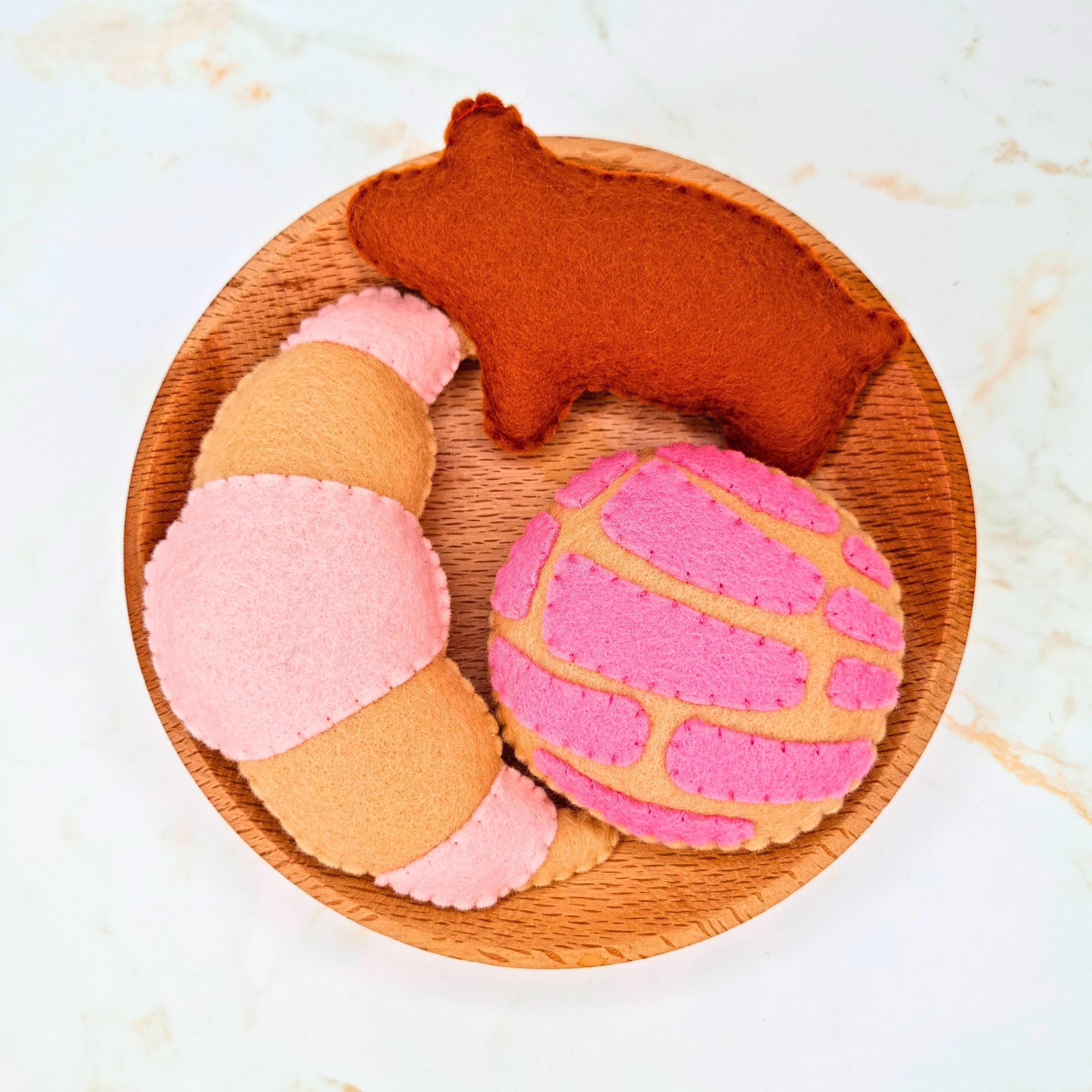 Felt Mexican Pan Dulce PDF Sewing Pattern - Easy Conchas