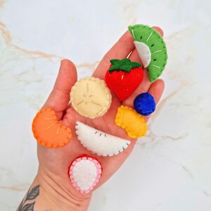 Felt Fruit Salad Sewing Pattern: Beginner-Friendly Pretend Play Food (PDF Download)