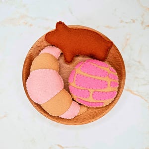 Felt Mexican Pan Dulce Sewing Pattern: Conchas, Marranitos, Cuernitos (PDF)