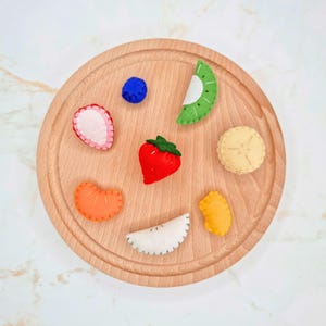 Felt Fruit Salad Sewing Pattern: Strawberry, Blueberry, Banana, Mandarin, Apple, Orange, Kiwi (PDF)