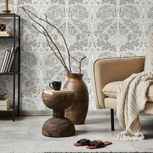 Vintage Victorian Wallpaper / Peel and Stick Wallpaper Removable Wallpaper Home Decor Wall Art Wall Decor Room Decor - D269
