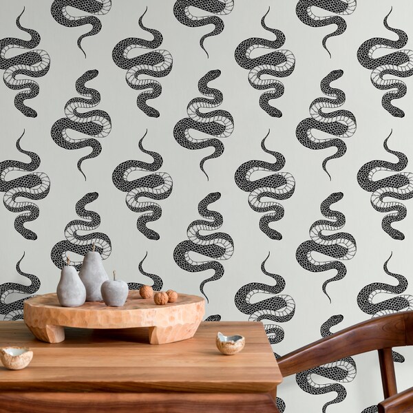 Snake Wallpaper - Etsy