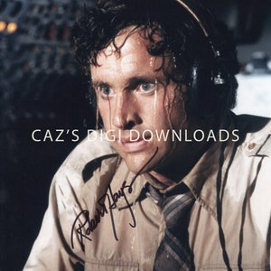 Airplane! &quot;Ted Striker&quot; Robert Hays 10x8 Autograph Photo Print - Print at Home