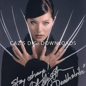 ケリー・ヒュー直筆サイン入り超大型写真…『X-MEN2』 ケリー・ヒュー直筆サイン入り超大型写真…『X-MEN2』