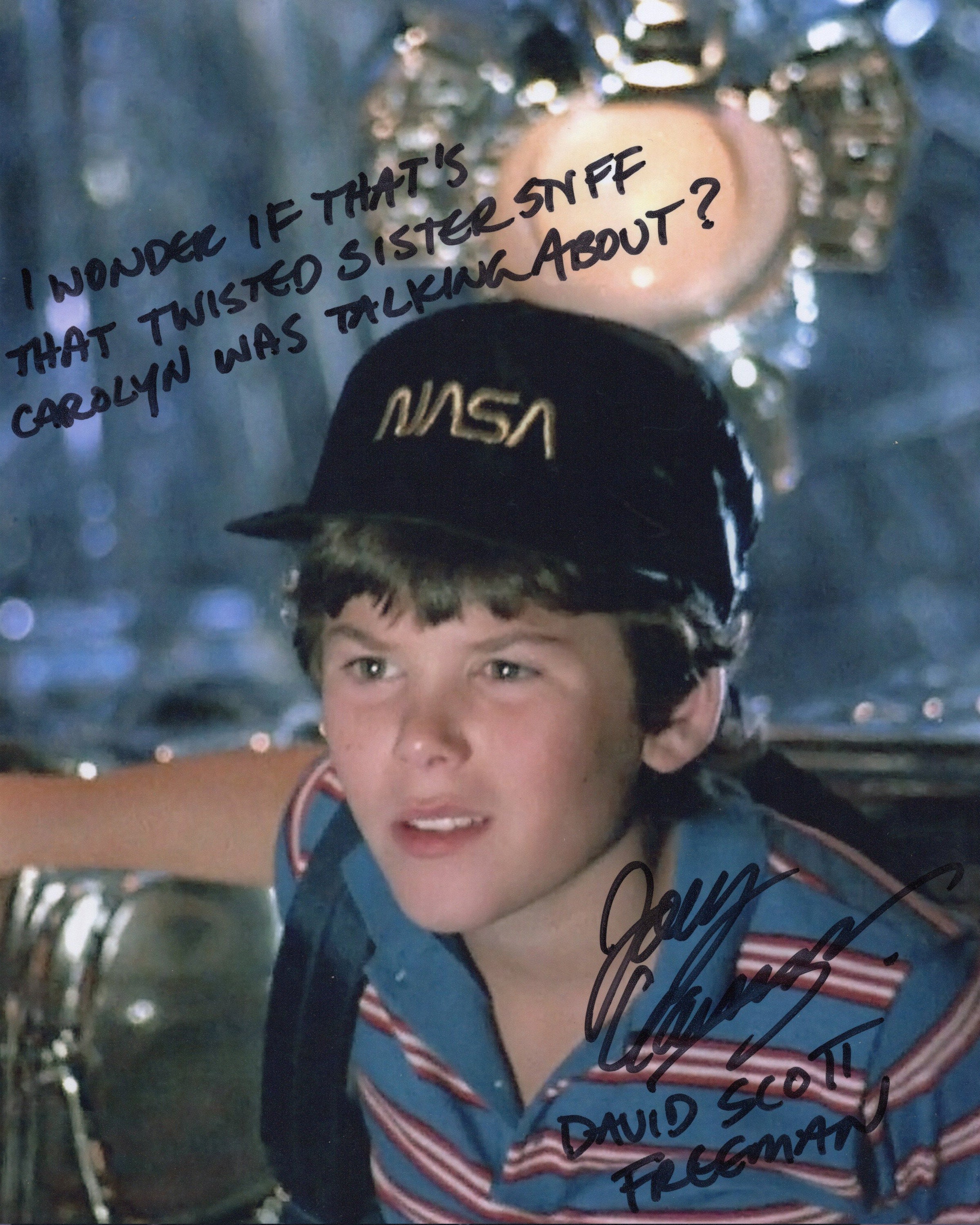 Flight of the Navigator Joey Cramer 10x8 Autograph Photo Print - Print