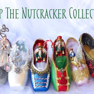 Custom Nutcracker Suite Ballet Decorated Pointe Shoe - Various Roles Made to Order