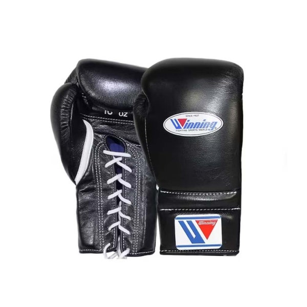 Guanti da boxe vincenti, logo del marchio, guanti da combattimento, guanti personalizzati, guanti da sparring, tutti i colori e le dimensioni disponibili, regalo per lui