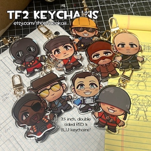 TF2 Keychains (ALL CLASS!)