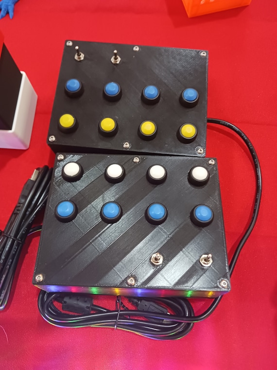 Usb Sim Button Box | Veteran Made | Racing | America | Truck | Gamer | Farm Simulator | Iracing | KeyBoard