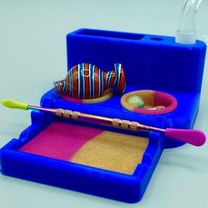 Mini Dab Pad Station | Customizable | Veteran Made