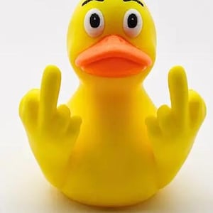 3d printed duck double flip off | Veteran Made