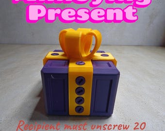 Annoying Small 20-Screw Puzzle Gift Box: Veteran Made