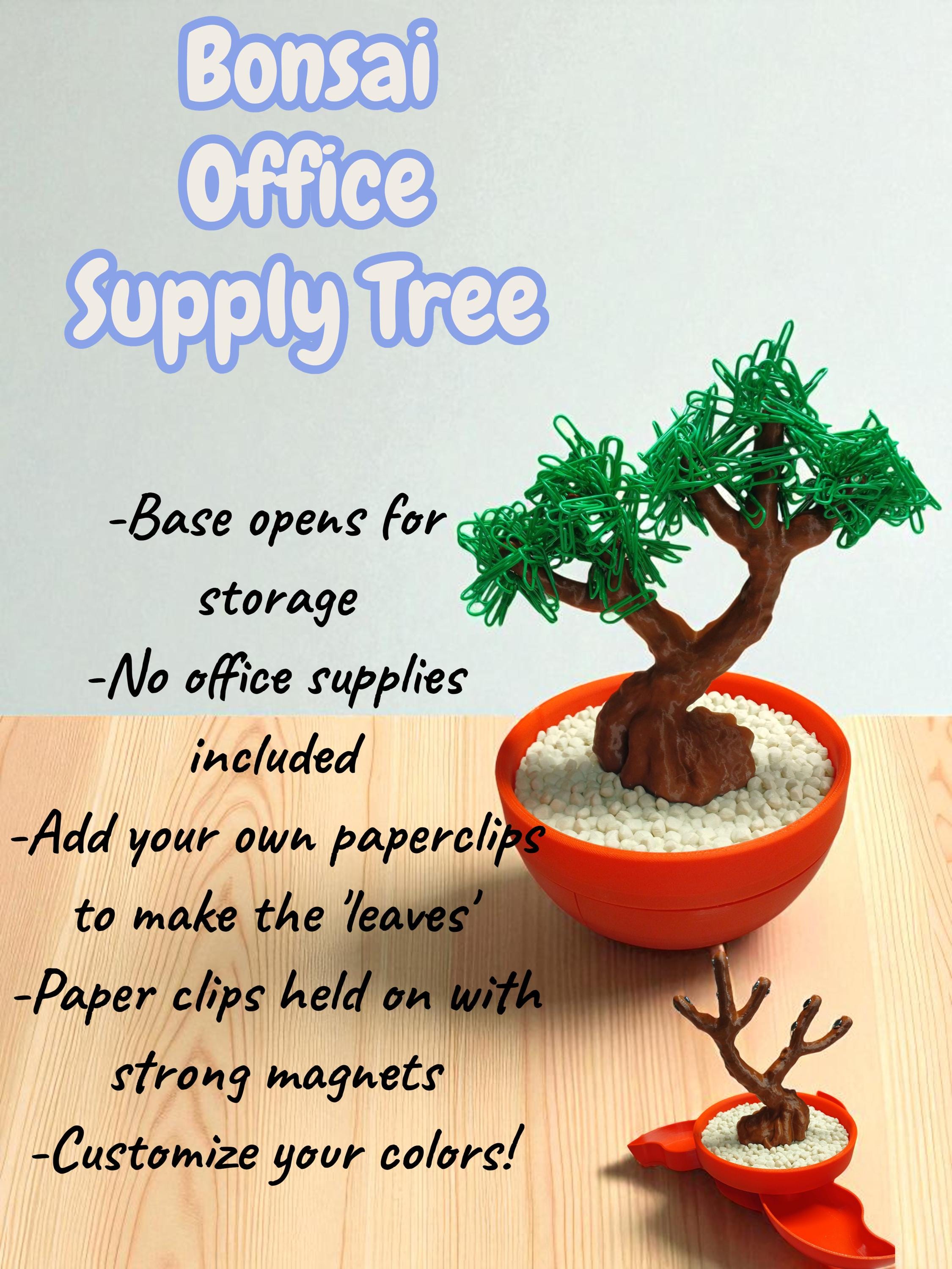 Bonsai Desk Organizer: Customizable Faux Plant, Veteran Made - Etsy