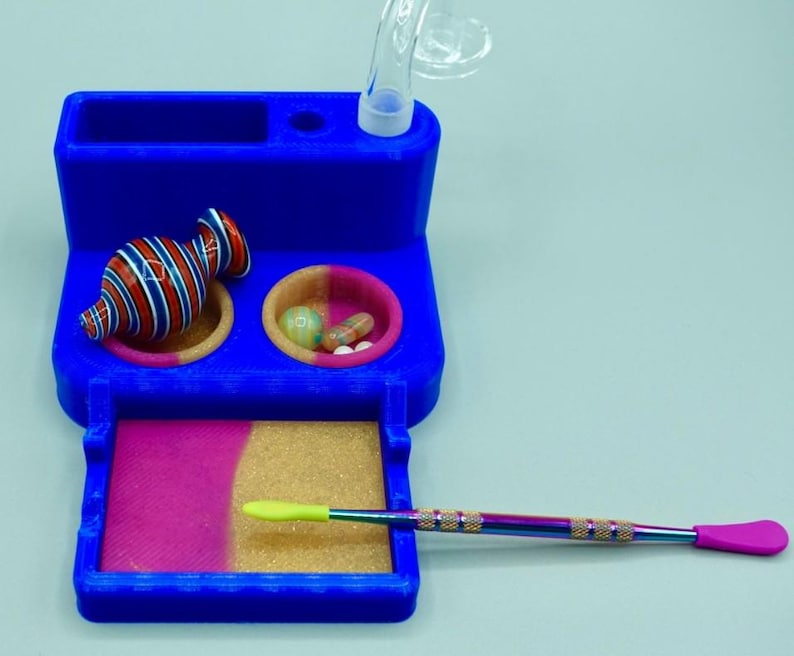Mini Dab Pad Station | Customizable | Veteran Made - Etsy