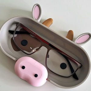 Cow eyeglasses holder | Customizable | Veteran Family Made | All Calibers Available!