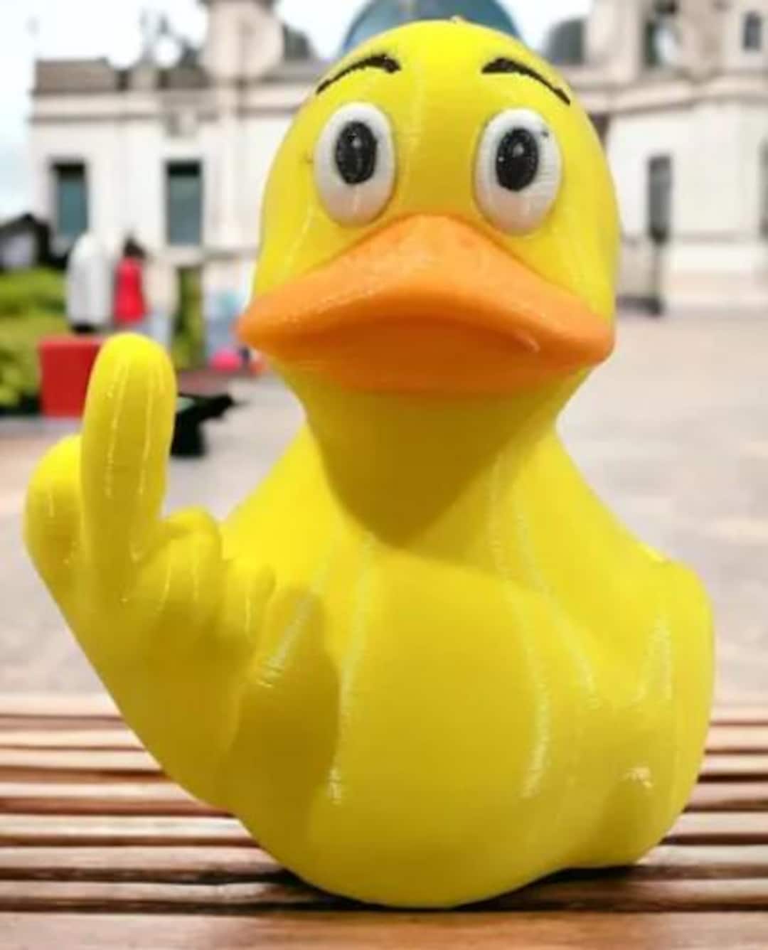 3d Printed Flip off Duck Veteran Made