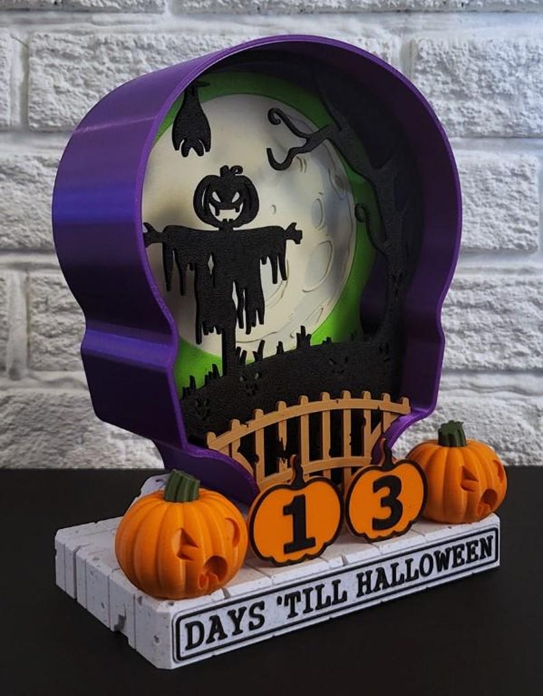 Veteran Made Scarecrow Halloween Count Down Halloween Advent