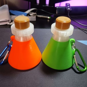 Potion Container Stash Travel /Keychain VETERAN MADE