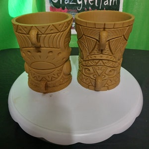 Veteran MADE Tiki Cup Holder Planters Storage - Etsy