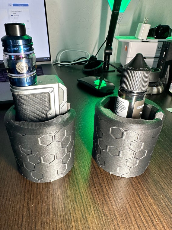 elf bar vape uk Vape Tank Stand, 510 Threaded Aluminum Mod Holder, 3-tank Capacity main image 1