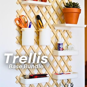 Trellis Aufbewahrungssystem | VOLLSTÄNDIGES KIT | Siehe Links in Beschreibung für Ala Cart zum Bau Ihres eigenen | veteran hergestellt | Personalisierbar
