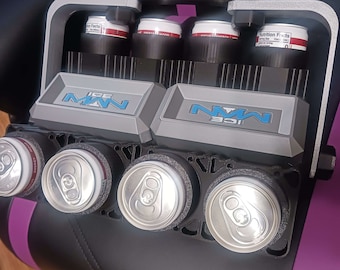 Refrigerador de motor V8 | FEITO POR VETERANOS | Garagem | Porta traseira | Presente | Ls | Chevy | Ford | Dodge