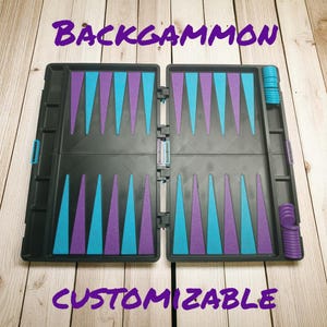 Backgammon Game Set | Customizable | Veteran Made