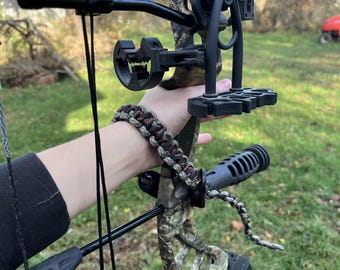 Paracord-polsband met strik | Veteranenfamilie gemaakt | jonge ondernemer gemaakt